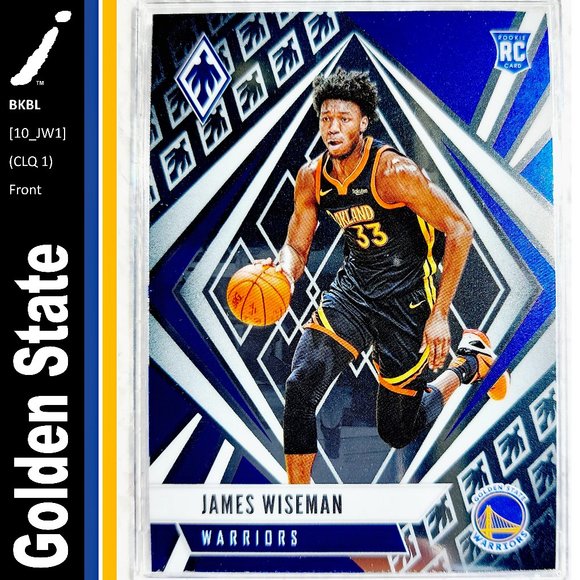 Panini Other - Golden State Warriors (James Wiseman) - BKBL [10_JW1] - Rookie Card (RC)
